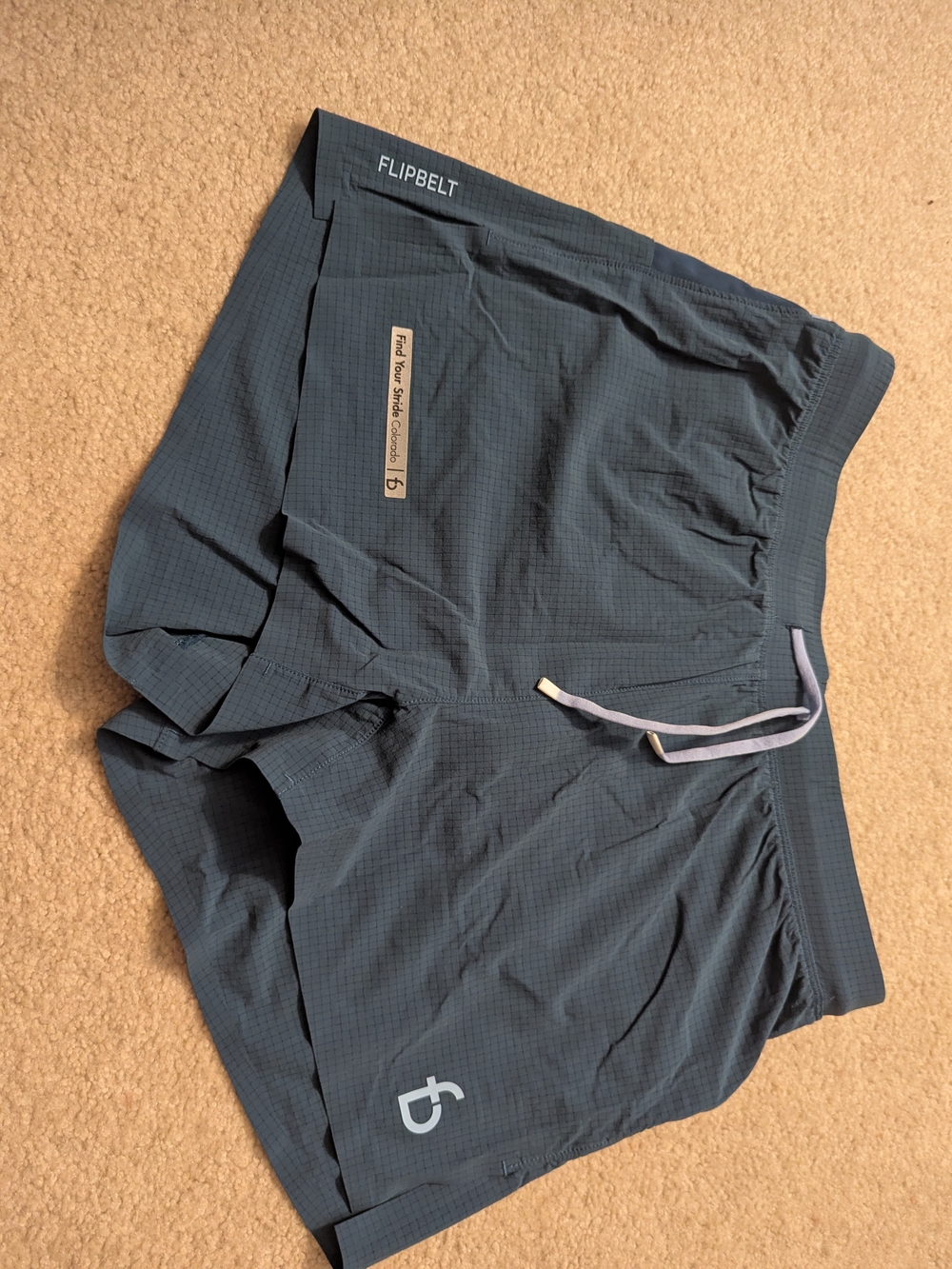 Baleaf Women's Dark Teal Athletic Shorts with FlipBelt